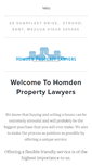 Mobile Screenshot of homdenproperty.co.uk
